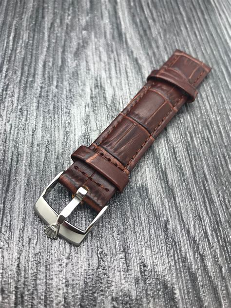 leather strap watch rolex|genuine Rolex leather straps.